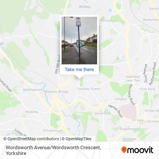 Wordsworth Avenue / Wordsworth Crescent map
