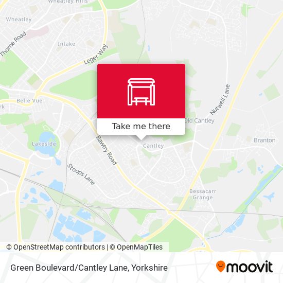 Green Boulevard/Cantley Lane map