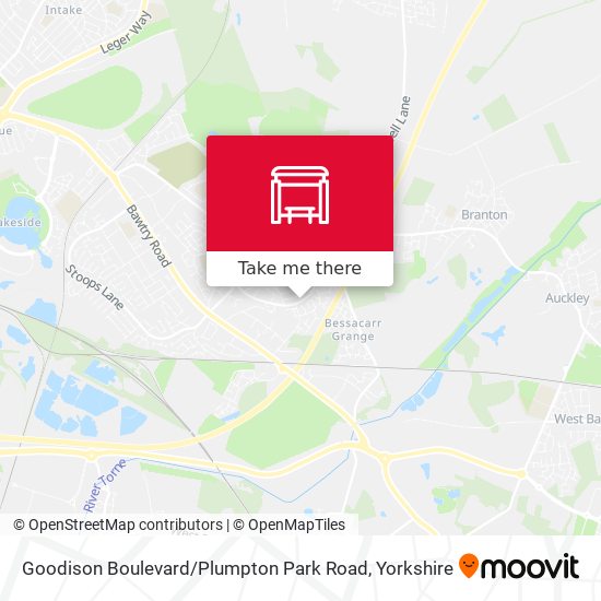 Goodison Boulevard / Plumpton Park Road map