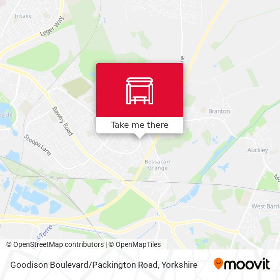 Goodison Boulevard / Packington Road map