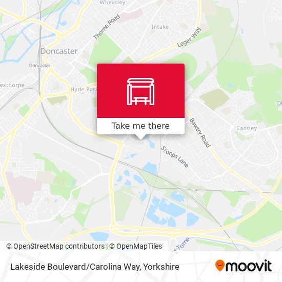 Lakeside Boulevard / Carolina Way map