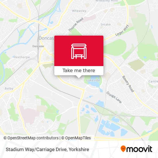 Stadium Way/Carriage Drive map