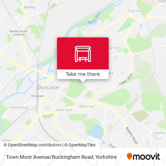 Town Moor Avenue / Buckingham Road map
