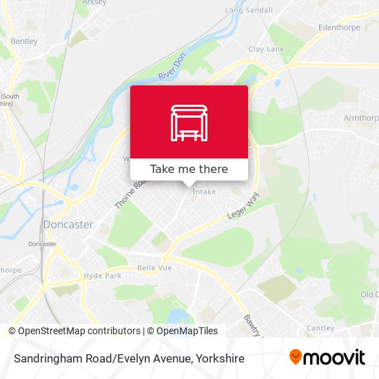 Sandringham Road/Evelyn Avenue map