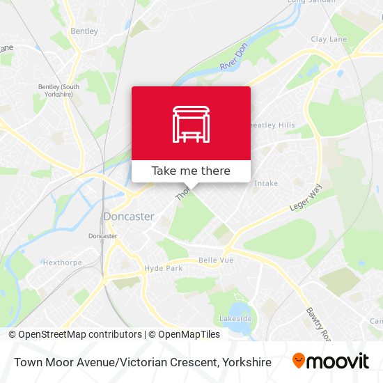 Town Moor Avenue / Victorian Crescent map