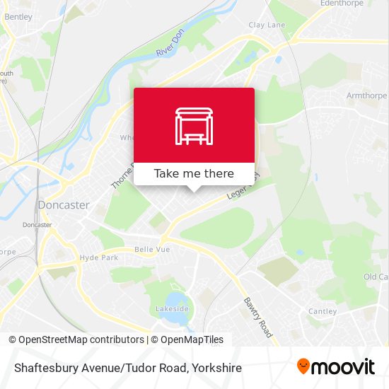 Shaftesbury Avenue/Tudor Road map