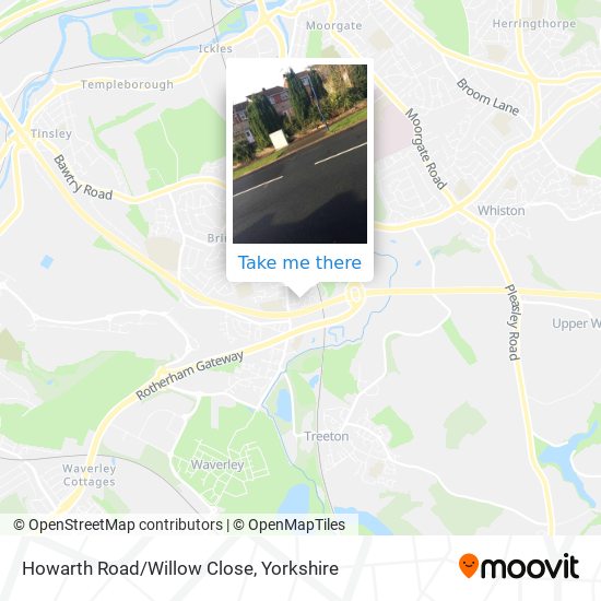 Howarth Road/Willow Close map