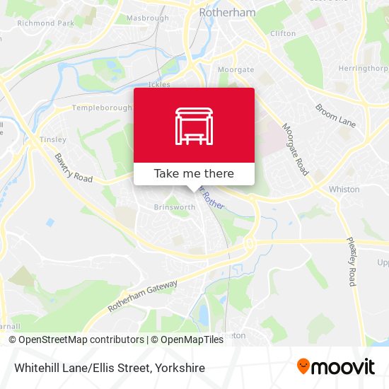 Whitehill Lane/Ellis Street map