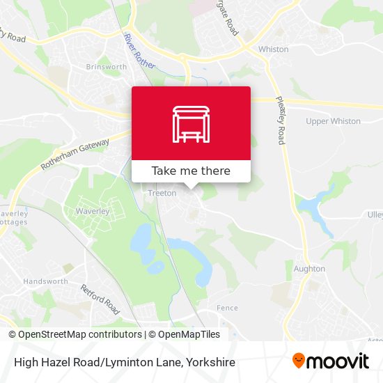 High Hazel Road/Lyminton Lane map
