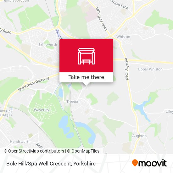 Bole Hill/Spa Well Crescent map