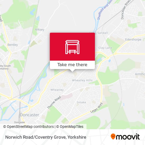 Norwich Road/Coventry Grove map