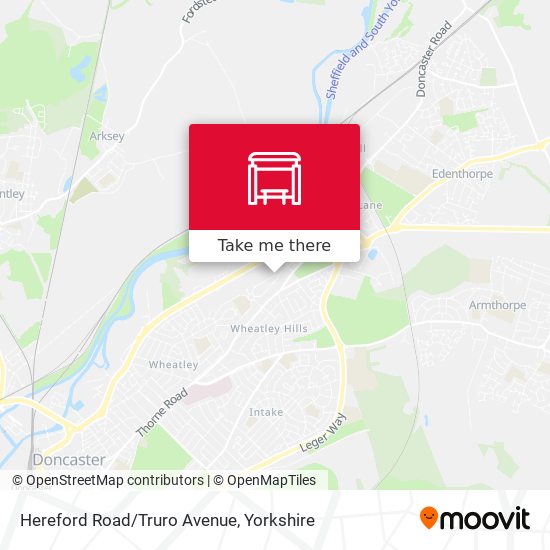 Hereford Road/Truro Avenue map