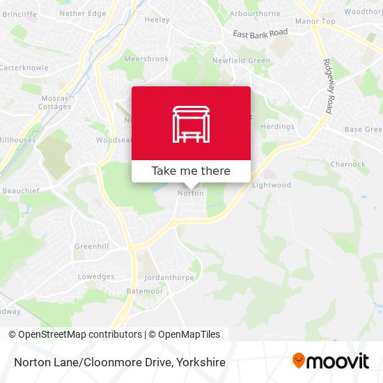 Norton Lane/Cloonmore Drive map