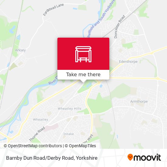 Barnby Dun Road/Derby Road map
