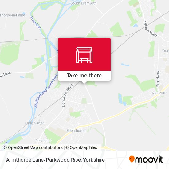 Armthorpe Lane/Parkwood Rise map