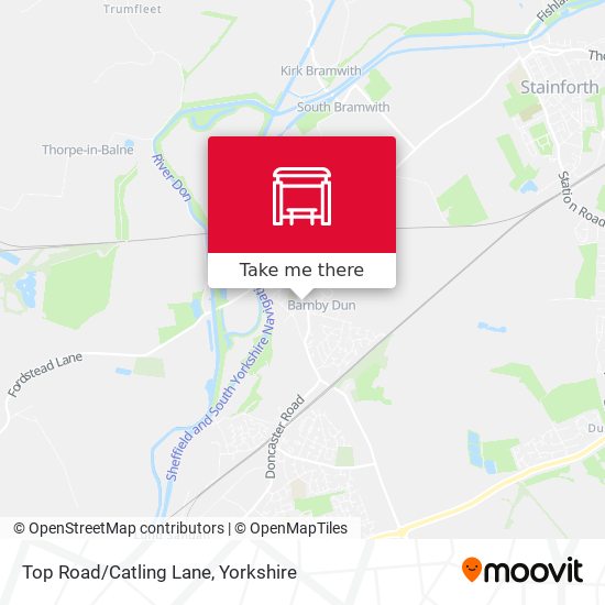 Top Road/Catling Lane map