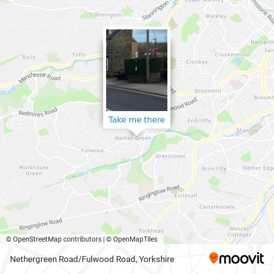 Nethergreen Road/Fulwood Road map