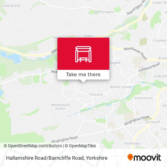 Hallamshire Road / Barncliffe Road map