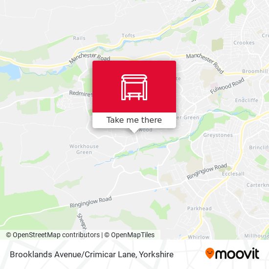 Brooklands Avenue / Crimicar Lane map