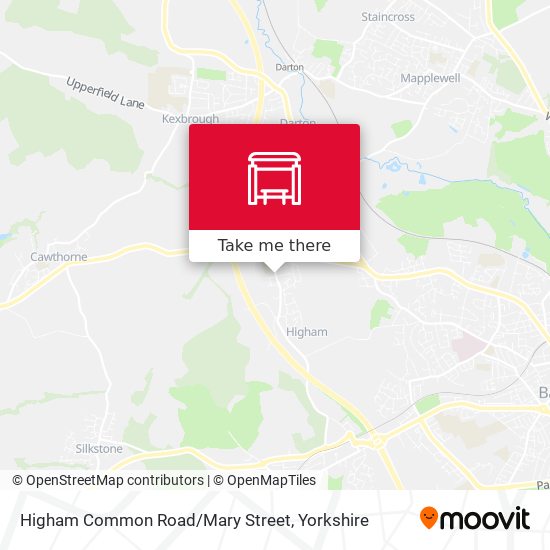 Higham Common Road/Mary Street map