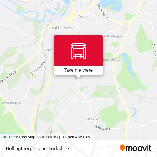 Hollingthorpe Lane map