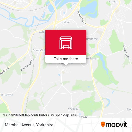 Marshall Avenue map