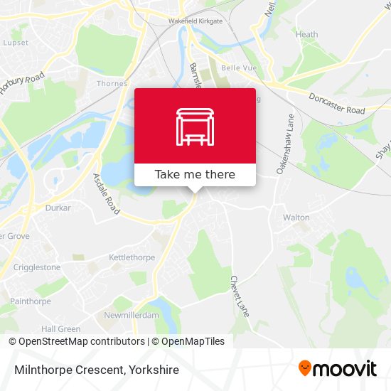 Milnthorpe Crescent map