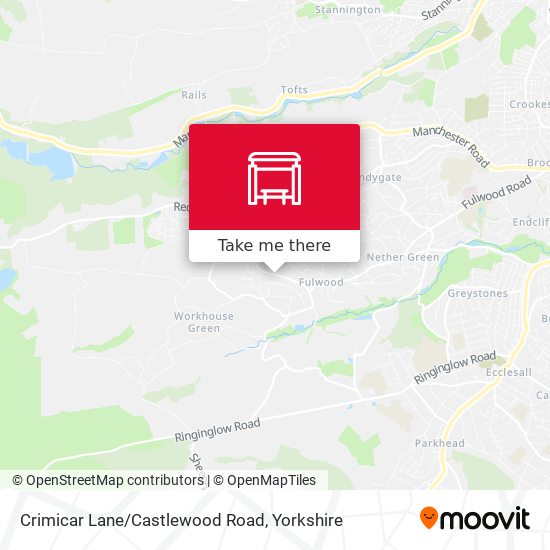 Crimicar Lane/Castlewood Road map