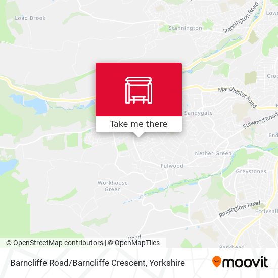 Barncliffe Road / Barncliffe Crescent map
