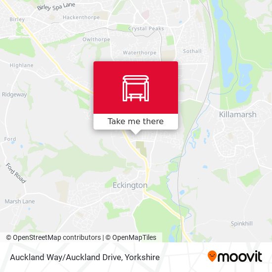 Auckland Way/Auckland Drive map