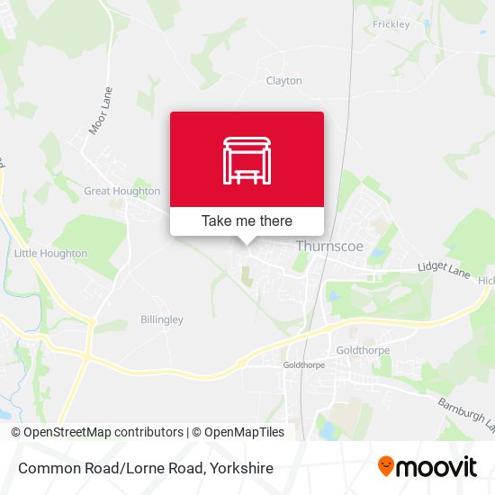 Common Road/Lorne Road map