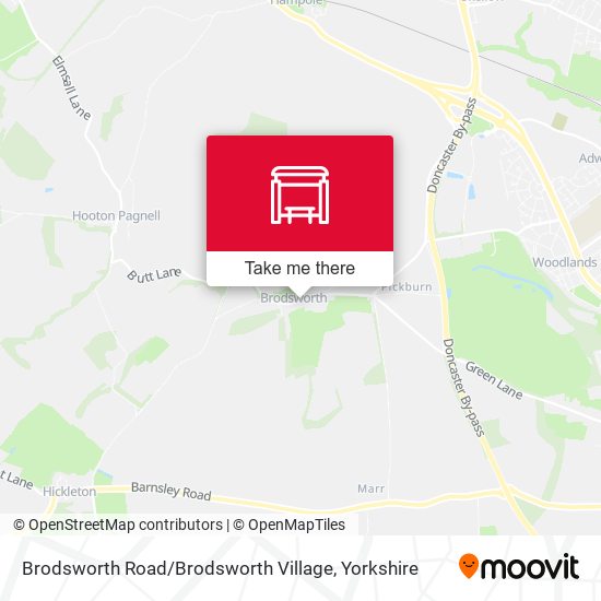 Brodsworth Road / Brodsworth Village map
