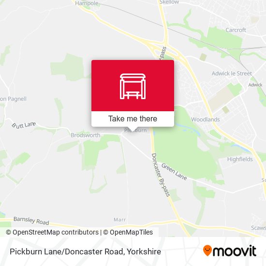 Pickburn Lane/Doncaster Road map