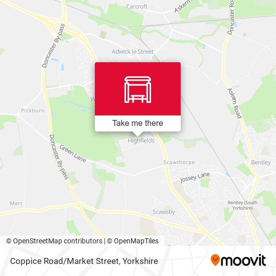Coppice Road/Market Street map