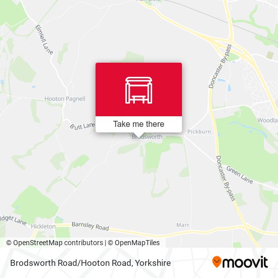 Brodsworth Road/Hooton Road map