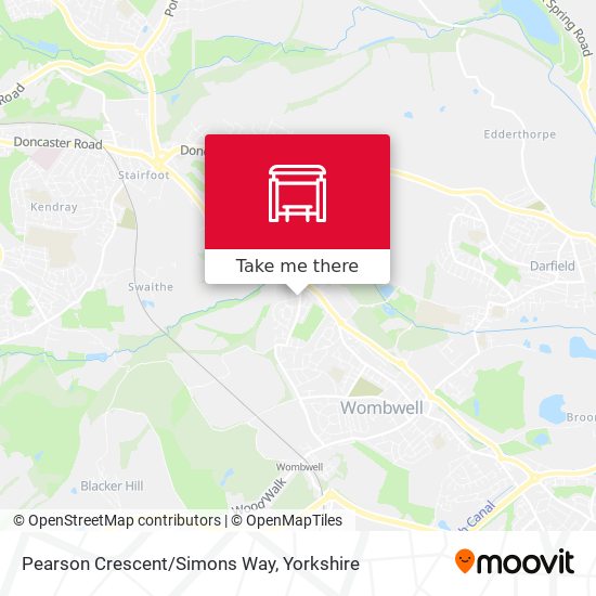 Pearson Crescent/Simons Way map