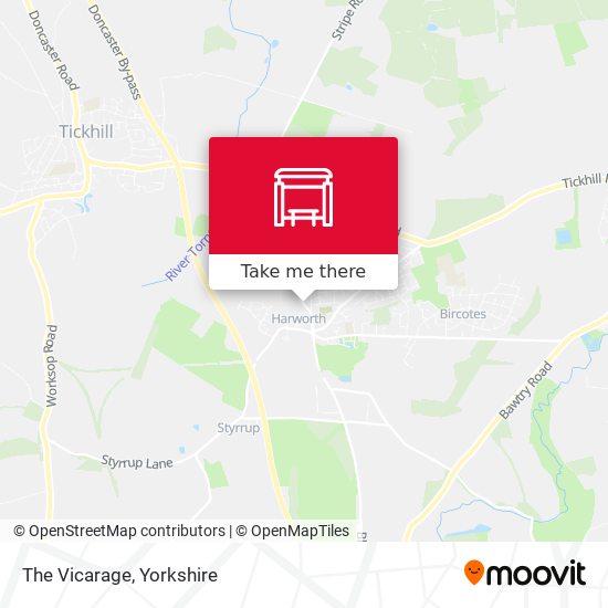 The Vicarage map