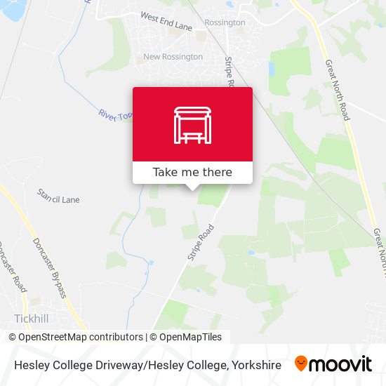 Hesley College Driveway / Hesley College map