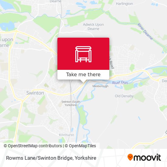 Rowms Lane/Swinton Bridge map