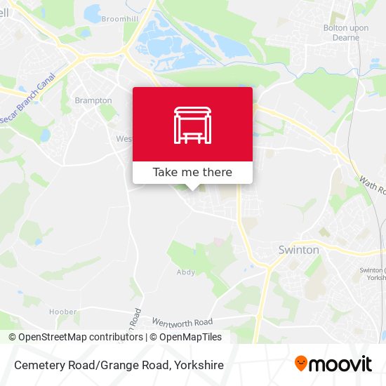 Cemetery Road/Grange Road map