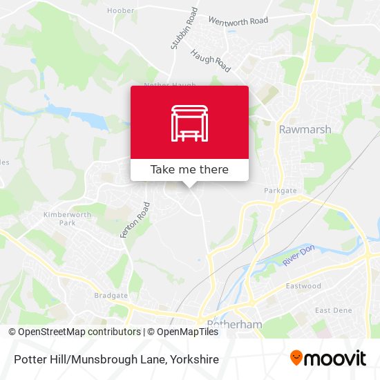 Potter Hill/Munsbrough Lane map