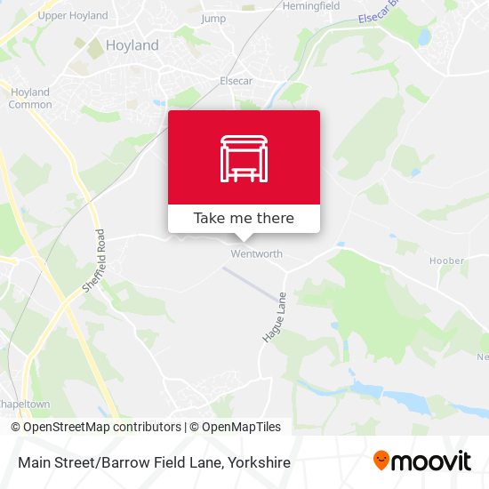 Main Street/Barrow Field Lane map