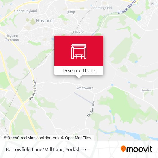 Barrowfield Lane/Mill Lane map