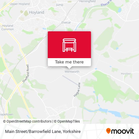 Main Street/Barrowfield Lane map