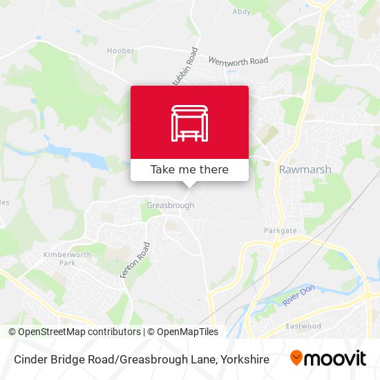 Cinder Bridge Road / Greasbrough Lane map