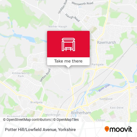 Potter Hill/Lowfield Avenue map