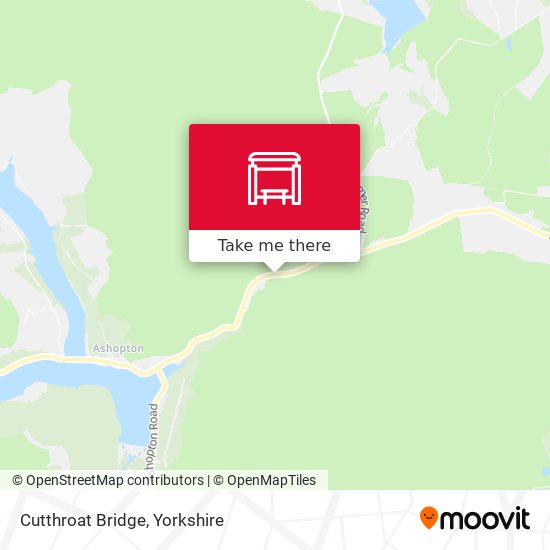 Cutthroat Bridge map