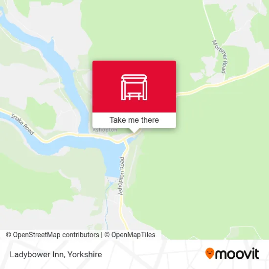 Ladybower Inn map