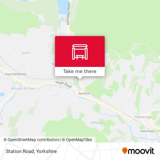 Station Road map