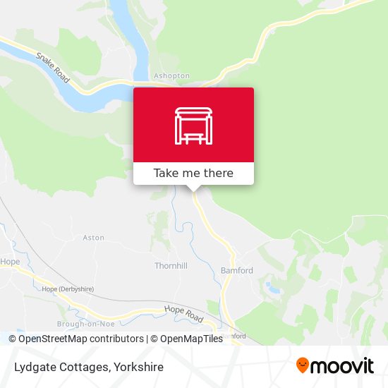 Lydgate Cottages map